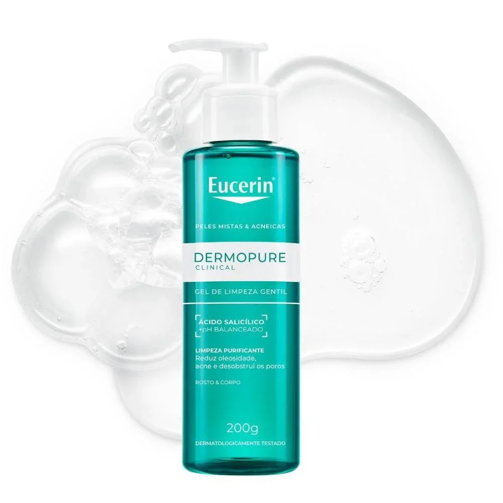 Gel De Limpeza Facial Gentil Eucerin Dermopure Clinical 200ml