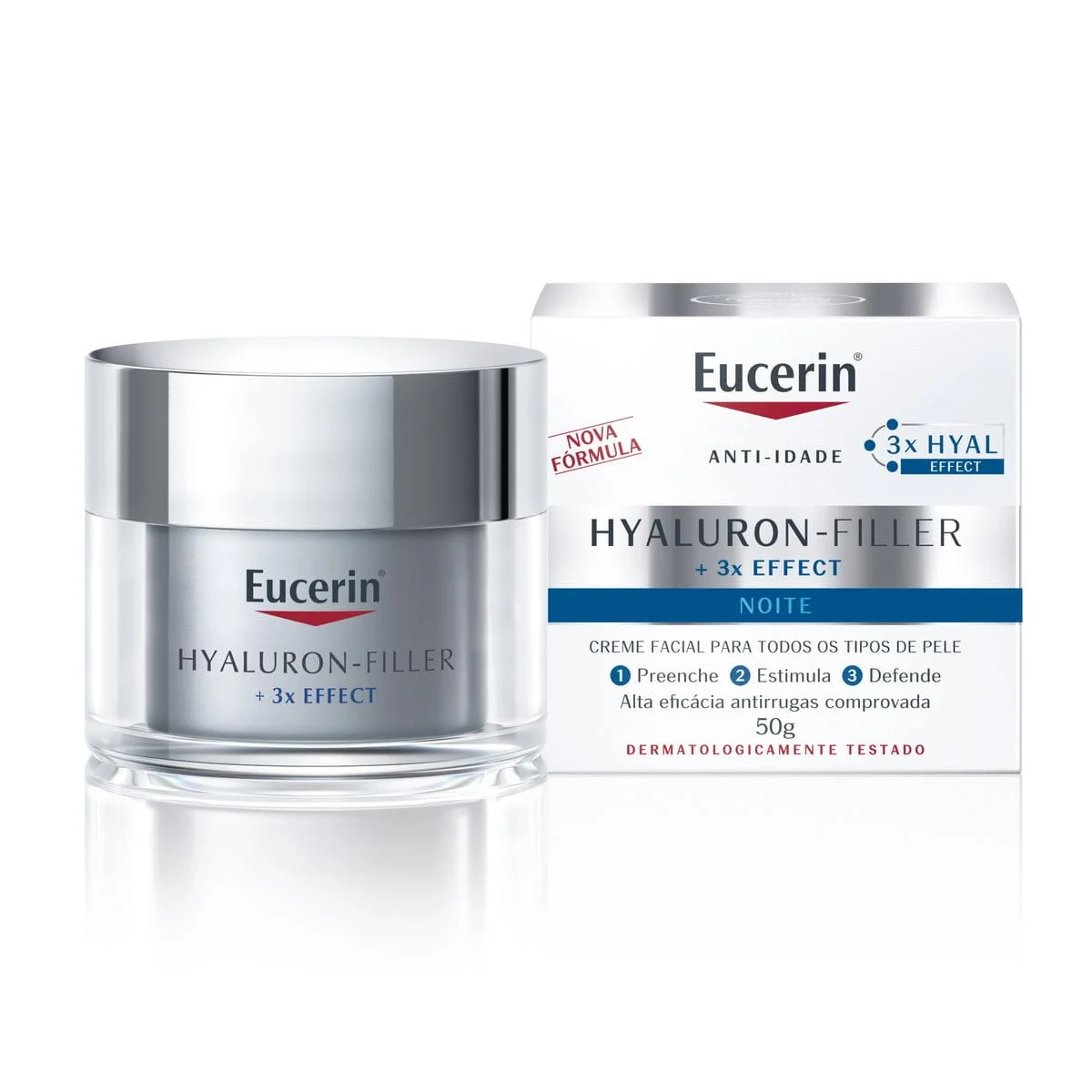 Eucerin Hy-Fi 3x Effect Creme Antirrugas Noite 50ml