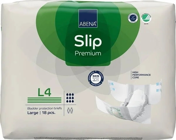 Fralda Abena Slip L4 Premium — 18 unidades