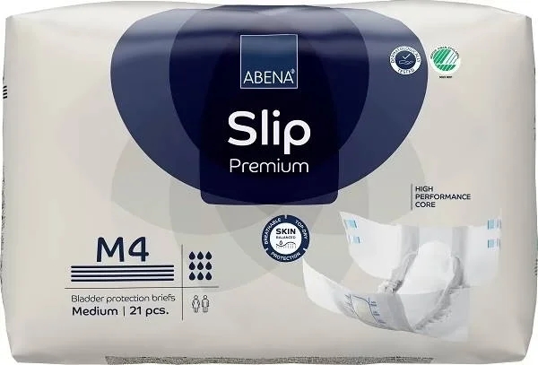 Fralda Abena Slip M4 Premium — 21 unidades